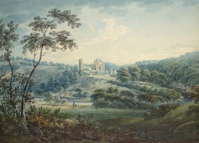 Rosslyn Castle, Midlothian by Hugh William Williams